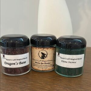 Raven's Loft Magical Blends resin incenses